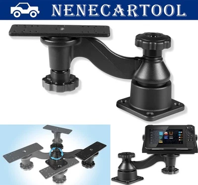 Horizontal 6" Swing Arm Adjustable Mount For Garmin Fishfinder & Chartplotters - Image 1 of 4