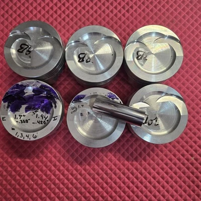 Diamond Forged Pistons 6(six) available 3.805, Converted To Dish,  Set P - Image 1 of 4