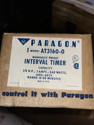 Paragon Interval Timer AT31600, Vintage, New In Box, Never Used Rare - Image 1 of 4