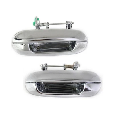 Par de manijas de puerta exteriores para GMC Envoy XL 2002-2006 lado conductor y pasajero Foto 1 de 4