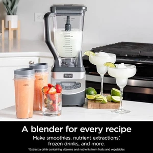 Ninja BL660 Professioneller Mixer, 1100 W, 72 Unzen Krug & To-Go Becher, grau - Bild 1 von 9