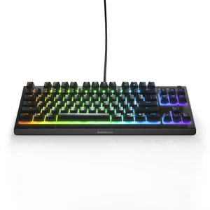 SteelSeries Gaming Keyboard Numeric Wired Apex 3 TKL Switch IP32 Splashproof - Picture 1 of 9