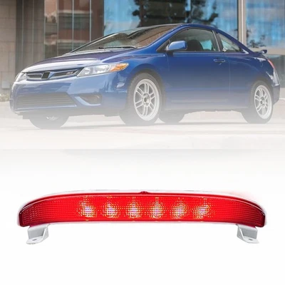 Tercera luz de freno LED 3RD roja apta para Honda Civic EX 2006-2011 cupé de 2 puertas nueva Foto 1 de 4