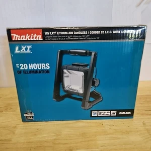 Makita DML805 18V LXT Lithium‑Ion Cordless/Corded 20 L.E.D. Work Light Brand New - Picture 1 of 8