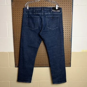 Armani Exchange Jeans Mens 38 Blue J16 Cotton Denim Straight Dark Wash Stretch - Picture 1 of 14