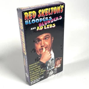 1994  Red Skelton's Bloopers, Blunders, & Ad Libs Sealed VHS - NEW SEALED! - Picture 1 of 5
