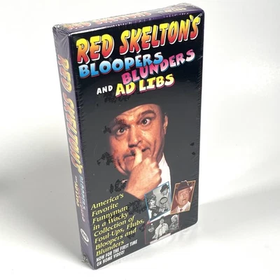 1994  Red Skelton's Bloopers, Blunders, & Ad Libs Sealed VHS - NEW SEALED! - Image 1 of 4