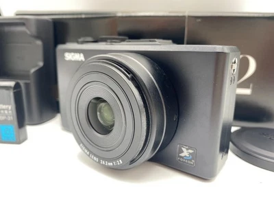 [Near MINT]w/Box & Battery Sigma DP2 14MP Compact Digital Camera Black FromJapan - Image 1 of 4