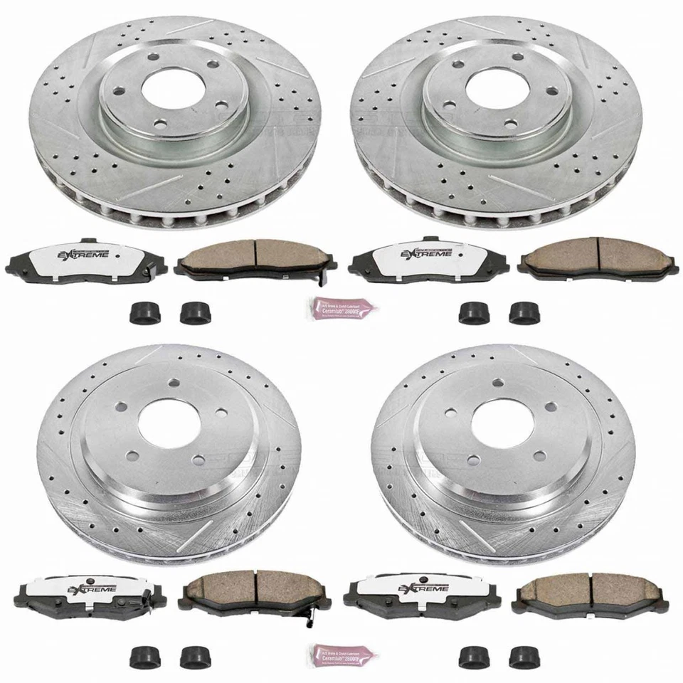 Power Stop Brake Kit For Cadillac XLR 2005-2007 Front & Rear Z26 Street Warrior - Image 1 of 4