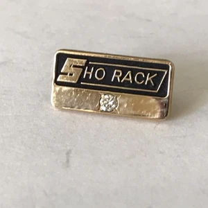 SHO RACK 10k Gold Filled Employee Service Award Pin W/Diamond - Picture 1 of 5