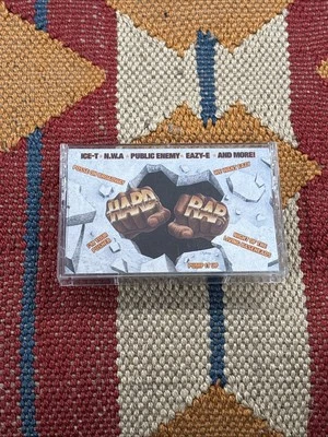 Vtg HARD RAP Cassette Tape Various Artist Public Enemy N.W.A Eazy-E Rakim 80s - Image 1 of 4