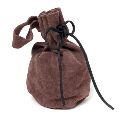 Bolsa de cuero medieval moneda cintura colgante bolso con cordón cartera accesorios para disfraces Foto 1 de 4