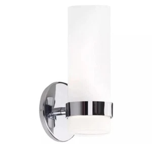 Kuzco WS9809-CH Milano Chrome Finish Wall Sconce Light Home Improvement NEW - Picture 1 of 9
