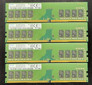 32GB (4X8GB) Samsung M378A1K43DB2-CTD Kit 4 DDR4 2666MHz PC4-21300 1Rx8 UDIMM - Picture 1 of 2