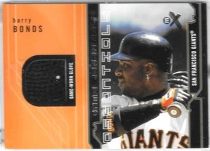 BARRY BONDS 2002 EX Game Essentials Game Worn Batting Glove Card "SF Giants" SP! - Picture 1 of 2