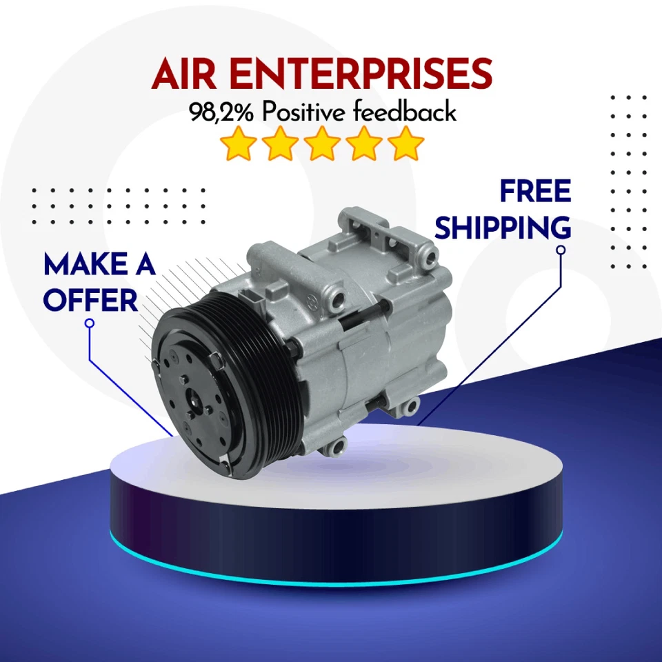 Compressor A/C Fit Ford F-450 Super Duty 1999-2003, F-550 Super Duty 1999-2003 - Image 1 of 1