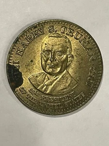 Harry S. Truman 1945-1953 33. Präsident Münze Medaille Medaille 31 mm - Bild 1 von 2