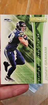 2017 Rookies & Stars Jimmy Graham #'ed 09/10 SP-Seahawks-Saints - Image 1 of 3