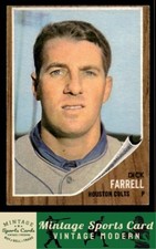 1962 Topps - Dick Farrell - #304  Houston Colt .45s
