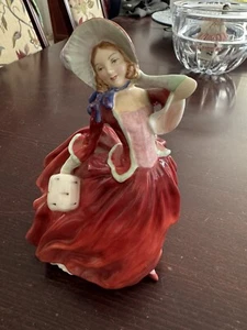 Royal Doulton HN 1934 Autumn Breezes Hand Painted Porcelain Figurine Statue 7.5" - Picture 1 of 13