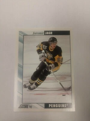 1992-93 Score Penguins Hockey Card #113 Jaromir Jagr - Image 1 of 2