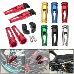 Passagier Fußstützen Hinten Für Yamaha FZ07 FZ09 XSR700/900 FZ6/R FZ-1N/S R3 XJ6 - Picture 1 of 18
