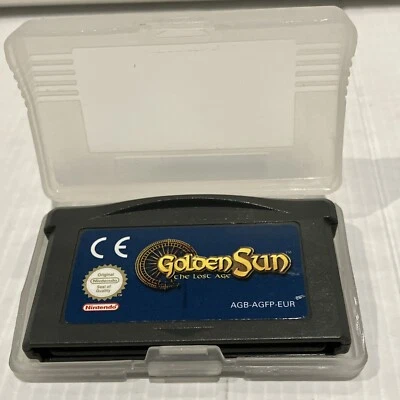 Nintendo Game Boy Advance GBA Golden Sun Lost Age AUTÉNTICO AGB-AGBFP-EUR Foto 1 de 3