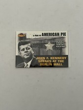 2001 TOPPS AMERICAN PIE JOHN F KENNEDY BERLIN WALL REMNANT RELIC #PAPM2 