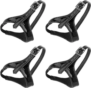 2 Pairs Women's Black Replacement Ankle Shoelace High Heel Shoe Straps High Heel - Picture 1 of 8