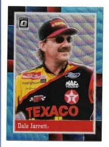 Dale Jarrett 2021 Panini Donruss Optic Retro 1988 Carolina Blue Wave Prizm #63 - Imagen 1 de 2