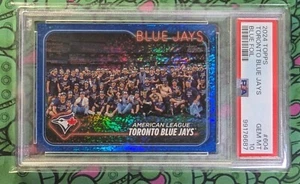 Toronto Blue Jays Team Card 💎 PSA 10 GEM MINT 💎 2024 Topps 604 🔥 BLUE /999 🔥 - Picture 1 of 2