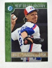 2017 Bowman Draft MLB Draft History #MLBD-RJ Randy Johnson