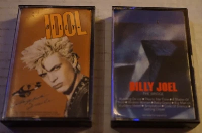 A Tale Of Two Billys Cassette Tapes Lot The Bridge + Whiplash Smile 1986 Vg++ Nm - Image 1 of 4