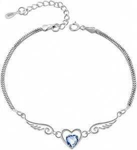 1 Pcs Schutzengel Armband Engel Liebe Flügel Armband Paar Licht Luxus Armband Pa - Bild 1 von 7