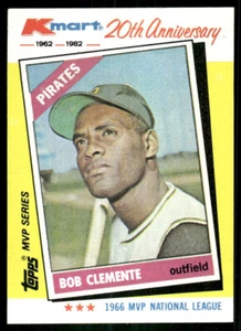 1982 Topps Kmart MVP Series - Bob Clemente #10 - Picture 1 of 2