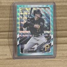 2021 Topps Chrome Aqua Wave Refractors Kevin Newman 159/199 Pittsburgh Pirates