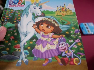 Dora the Explorer Tale of the Unicorn King Leap Frog LeapReader Early Reading - Image 1 of 3