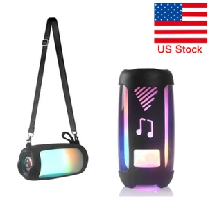 US Portable Silicone Carry Shoulder Case Cover For JBL PULSE 5 Bluetooth Speaker - Picture 1 of 4