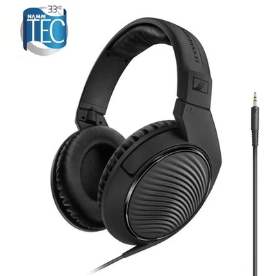 B-STOCK GARANTITO Sennheiser HD200 Pro Cuffia Pro Chiusa Dinamica cablata, Nero - Immagine 1 di 4
