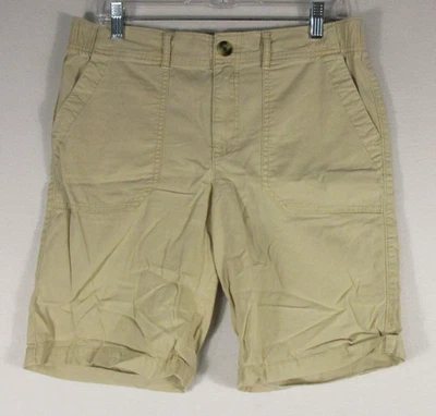 Pantalones Cortos Chinos Sonoma Goods For Life Para Hombres Tiro Medio Bolsillos con Botones Talla M Caqui Foto 1 de 4