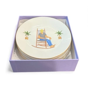 Platos de pan y mantequilla Philippe Deshoulieres’ Caraibes Tropical Island Collection - Imagen 1 de 10