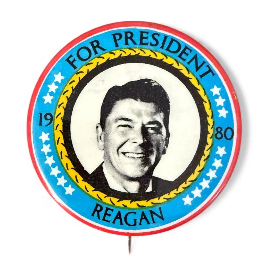 ©︎ 1980 VINTAGE REAGAN FOR PRESIDENT NOW！ 1980 VINTAGE REAGAN FOR PRESIDENT NOW！ 51zS4d-XgDL._AC_UF350,