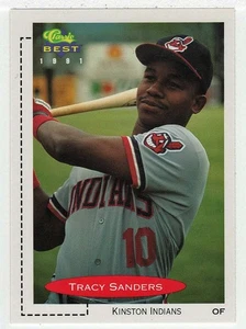 Tracy Sanders - Kinston Indians (Baseball Card) 1991 Classic Best # 202 Mint - Picture 1 of 1