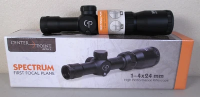 Mira para rifle Center Point Optics 1-4x24 mm de alto rendimiento Foto 1 de 4