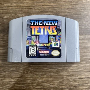 The New Tetris Nintendo 64 N64 Video Game Cartridge Authentic Tested - Picture 1 of 3