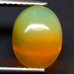 1.85Ct. Gemstone Opal Oval Cabochon Multi Colors Glittering Rainbow 3D Ethiopian - Photo 1/7