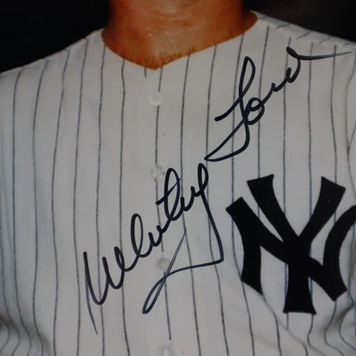 WHITEY FORD HOF'er NY YANKEES - SIGNED AUTOGRAPH 8x10 PHOTO - more listed L@@K! - Image 1 of 4
