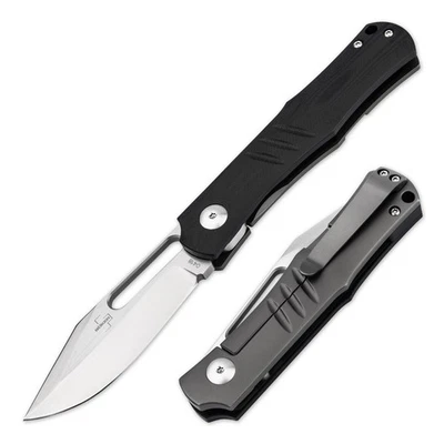 BÖKER PLUS BOKER PLUS® Sliplock Pocket Knife 3.03" Blade 14C28N G10 Steel Handle - 01BO975