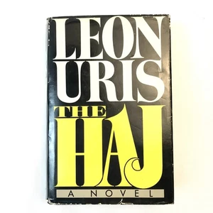 The Haj Leon Uris Middle East Isreal War Religion Thriller Historical Novel 1984 - Imagen 1 de 12