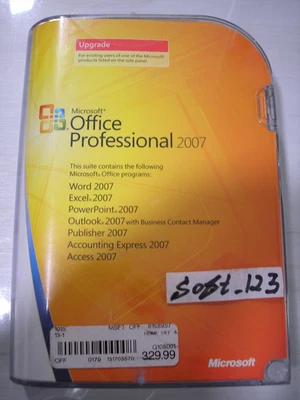 Microsoft Office 2007 Professional Upgrage & Full Retail Version MS Pro =NEW= - Image 1 of 4